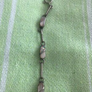 Vintage Silver and Opal Bracelet